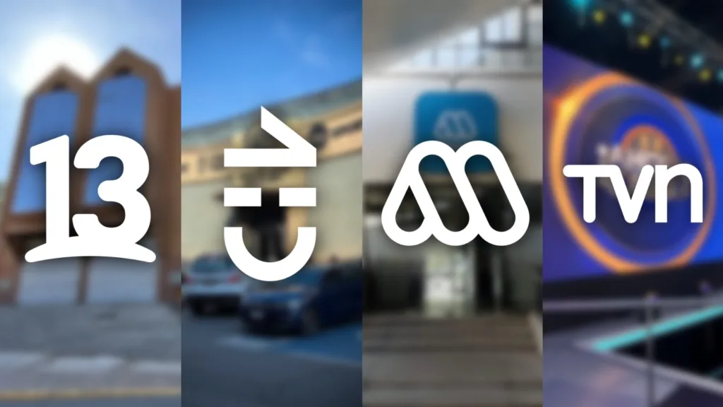 Canales de televisión - Canal 13 Chilevisión Mega TVN