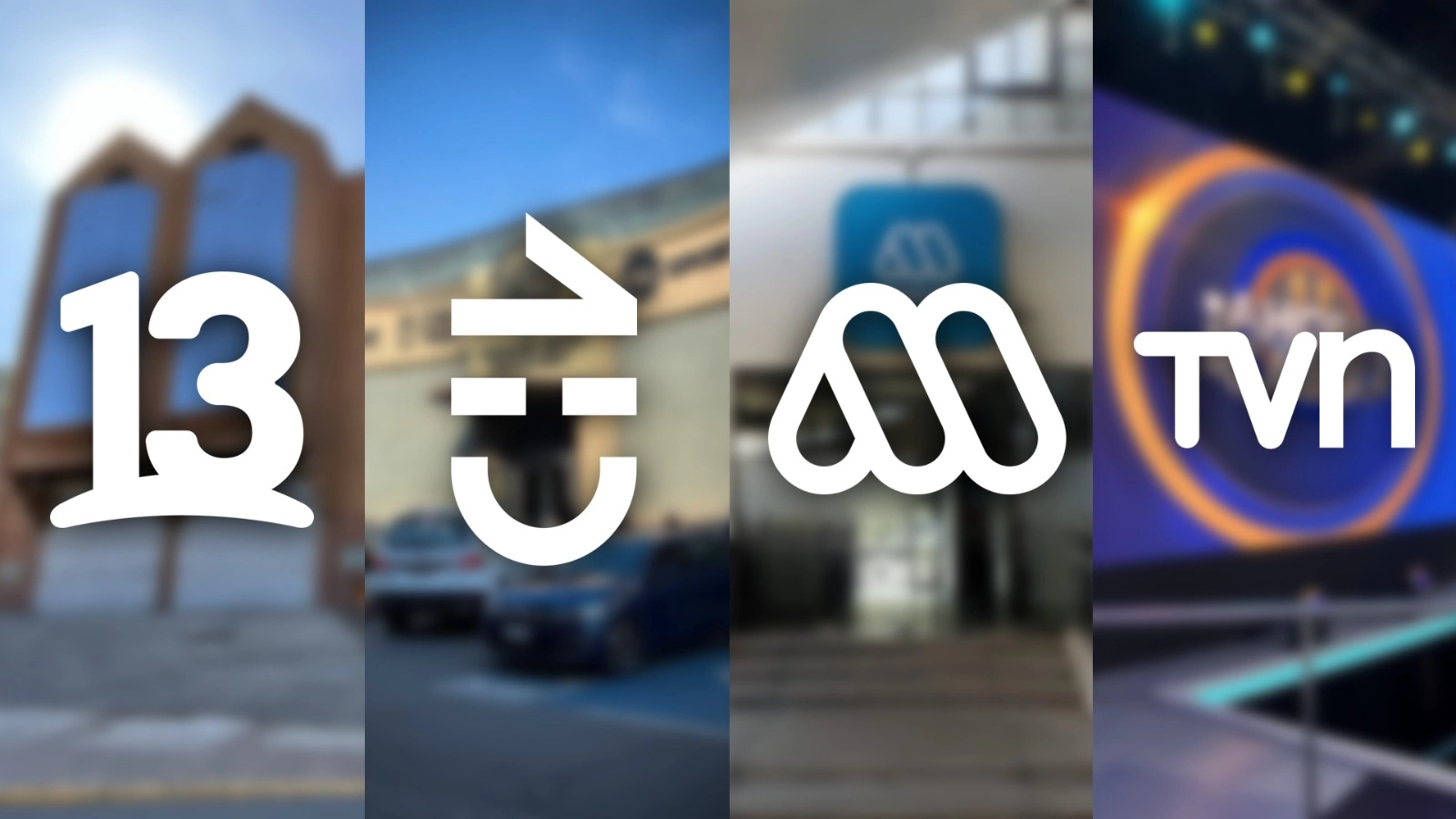 Canales de televisión - Canal 13 Chilevisión Mega TVN