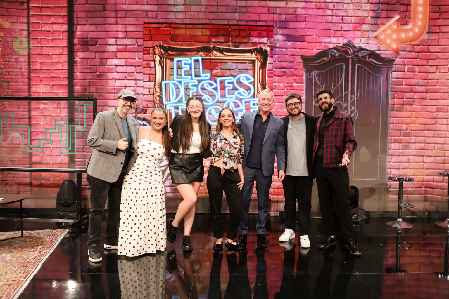 Integrantes del programa de Canal 13 "El Desestrece"