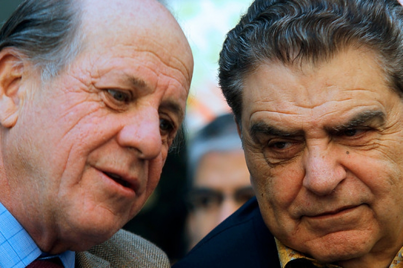 Don Francisco y Carlos Alberto Délano