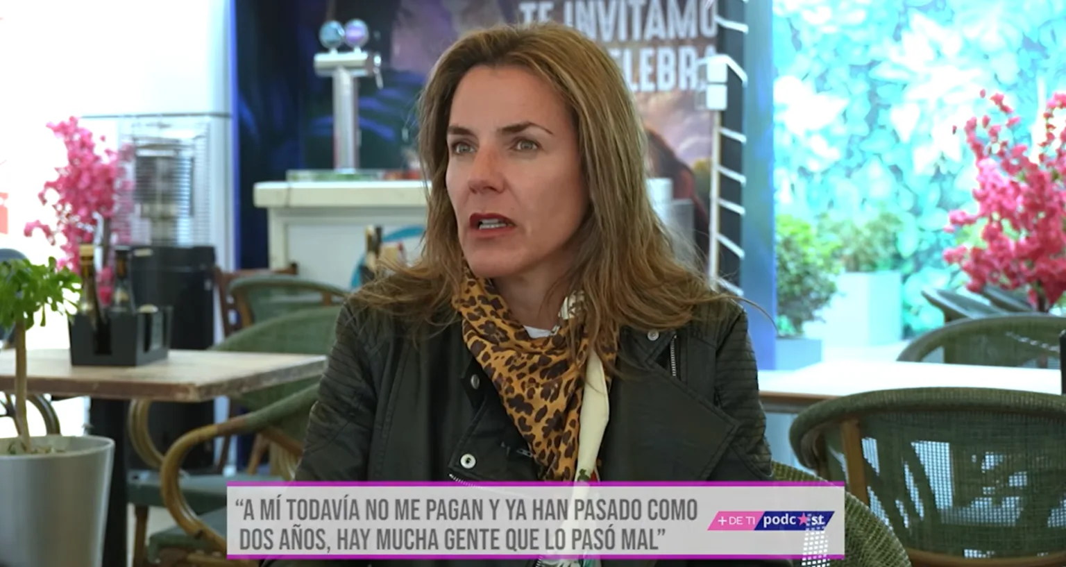 Julia Vial hablando sobre su experiencia en La Red