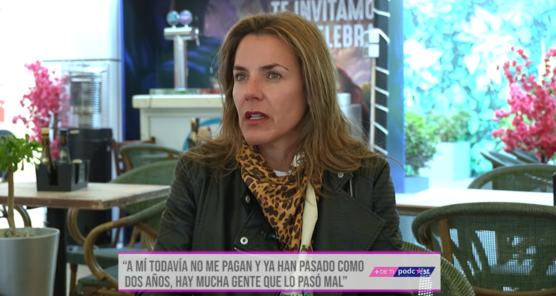 Julia Vial hablando sobre su experiencia en La Red