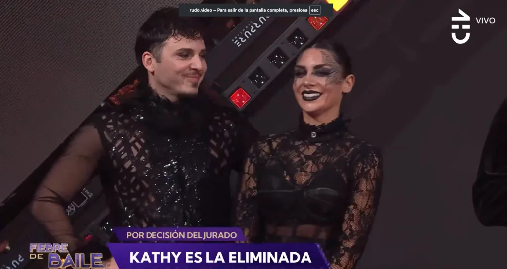 Kathy Contreras eliminada de Fiebre de Baile - Chilevisión