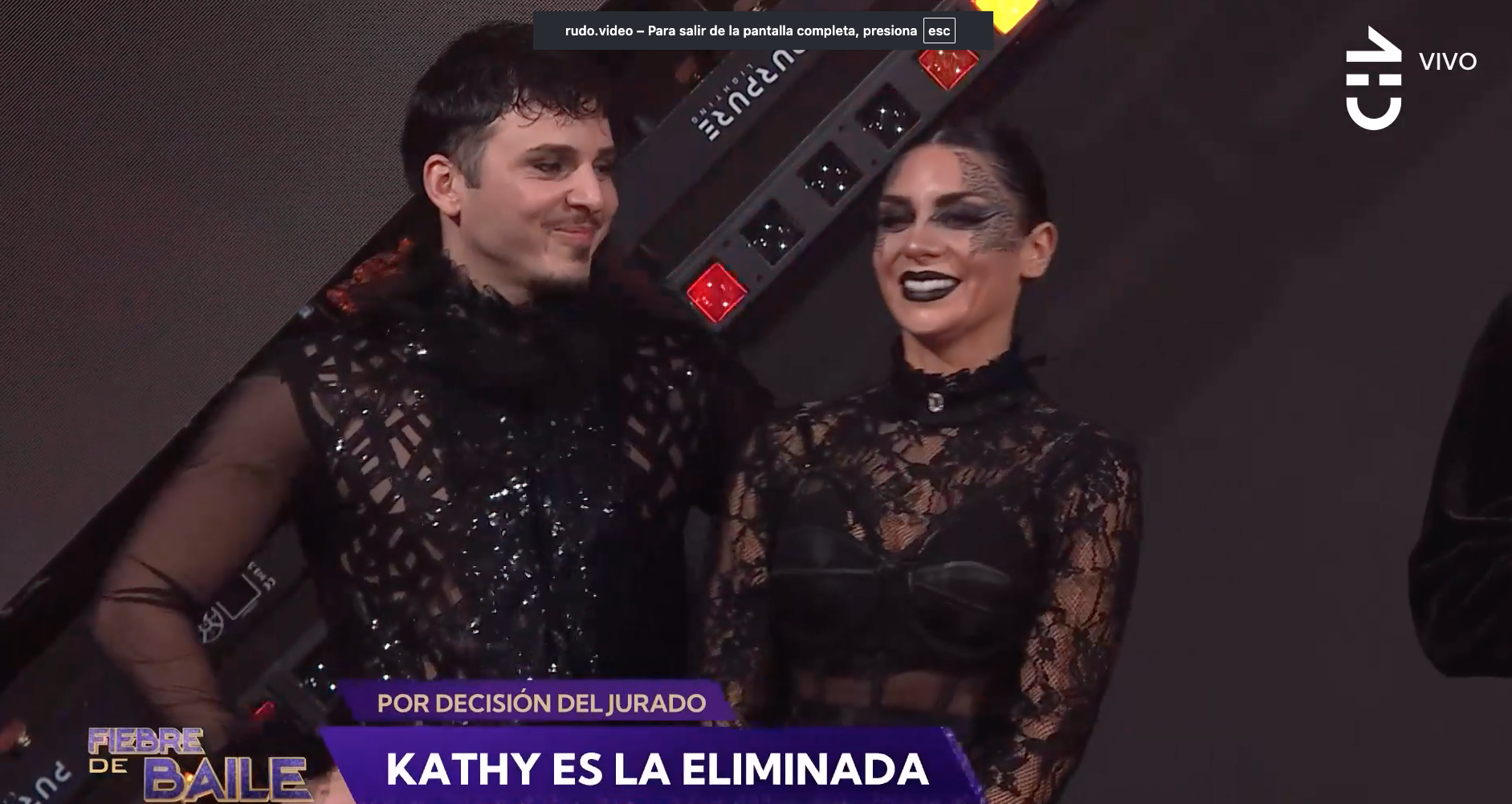 Kathy Contreras eliminada de Fiebre de Baile - Chilevisión