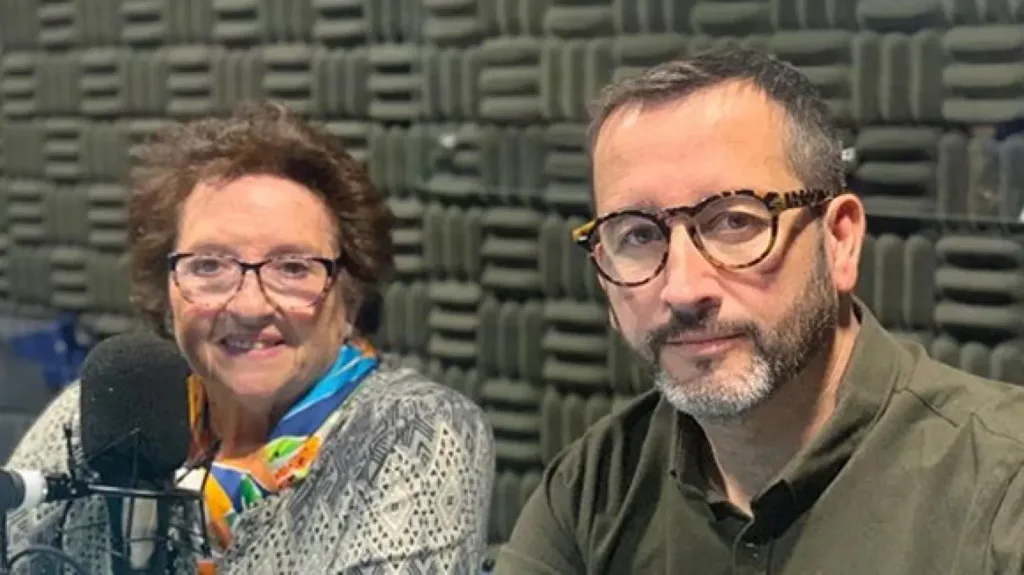 Eduardo Fuentes junto a María Luisa Cordero