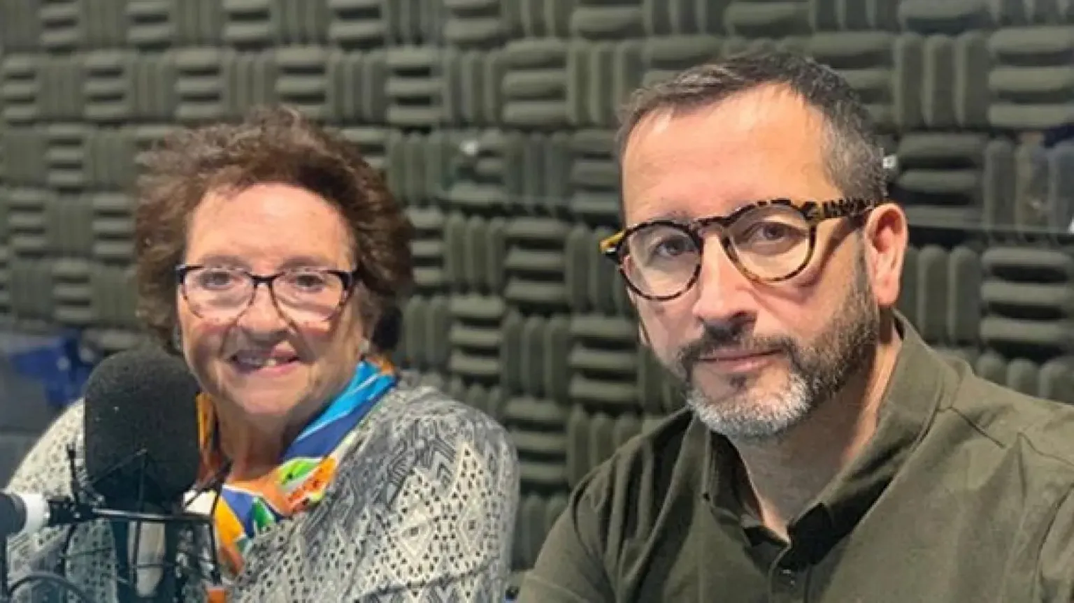 Eduardo Fuentes junto a María Luisa Cordero