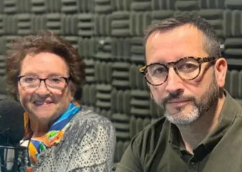 Eduardo Fuentes junto a María Luisa Cordero