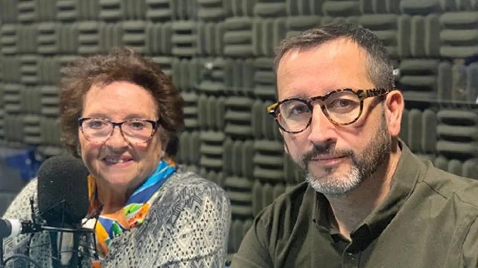 Eduardo Fuentes junto a María Luisa Cordero