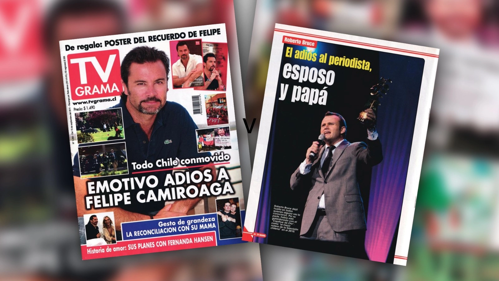 Felipe Camiroaga y Roberto Bruce - TV Grama - Juan Fernández