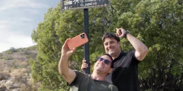 Jorge Zabaleta junto a Pancho Saavedra en "Socios por Chile" 2