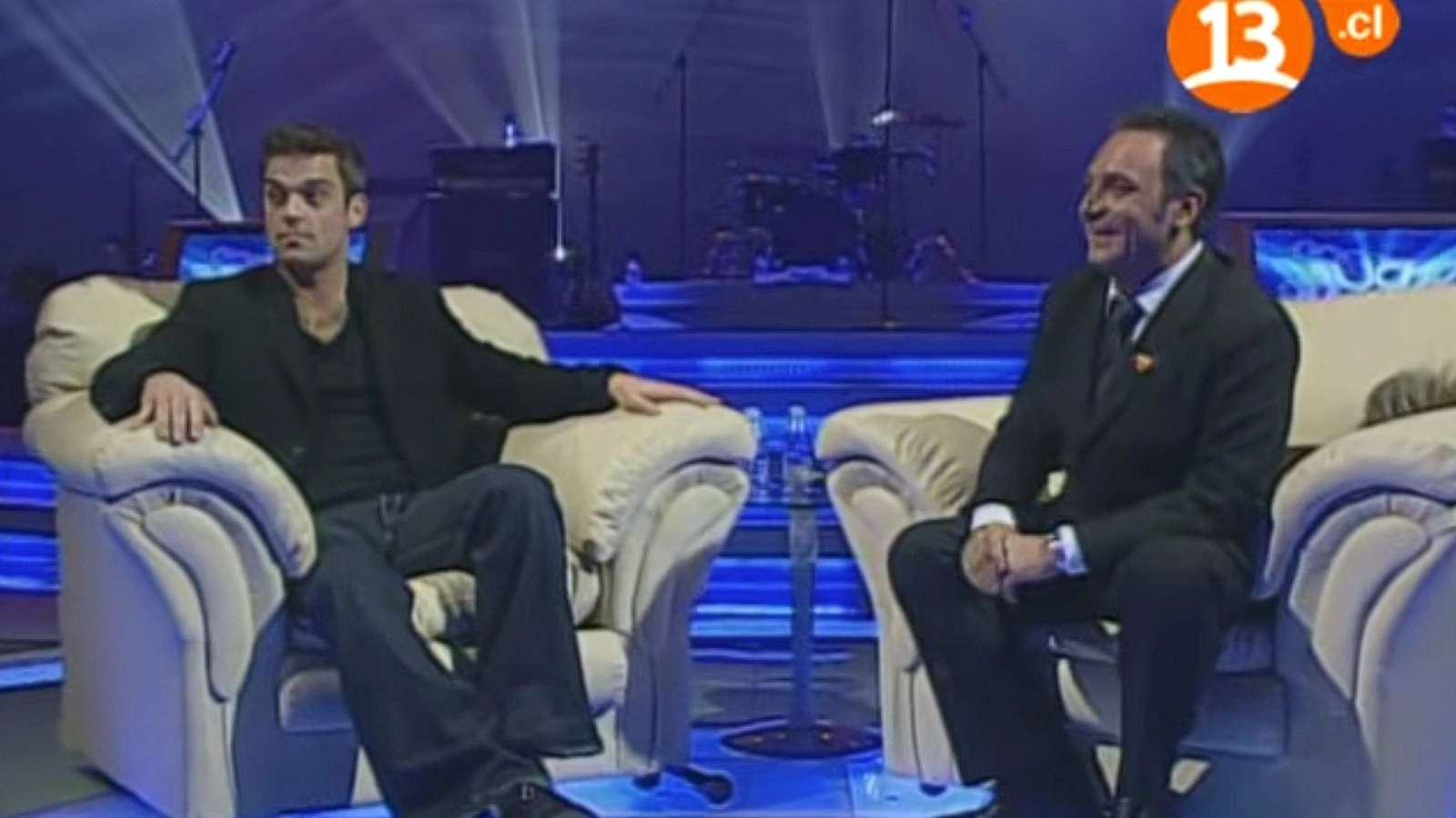 Robbie Williams y Luis Jara