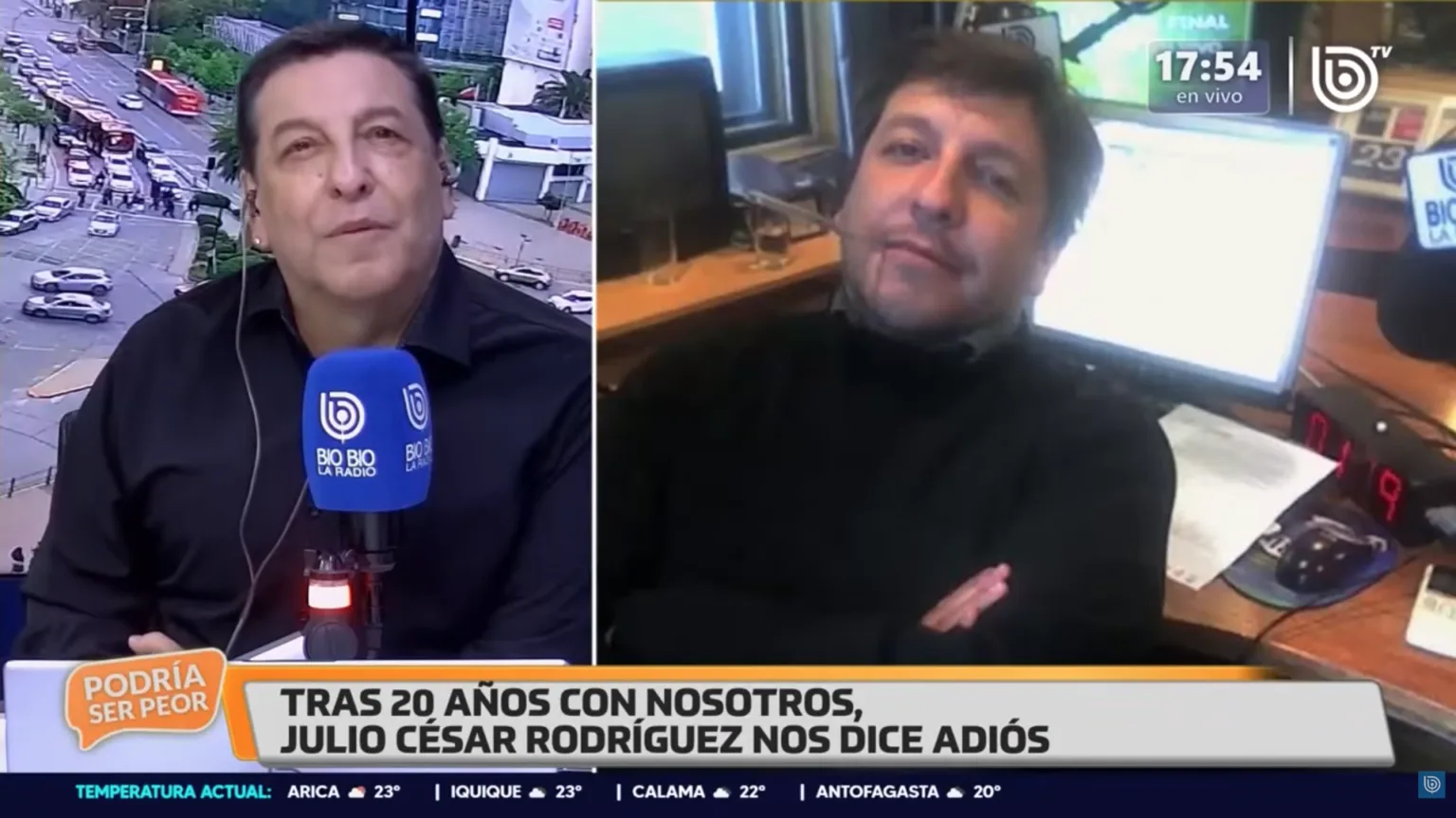 Julio César Rodríguez - Despedida Radio Biobío