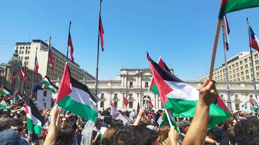 Periodistas - Manifestación por Palestina en Chile