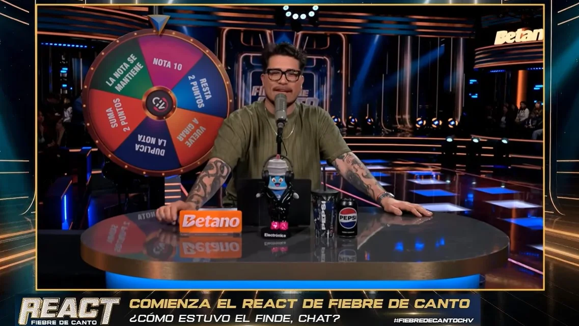 Claudio Michaux se consolida como favorito de los reacts y lidera con “Fiebre de Canto”