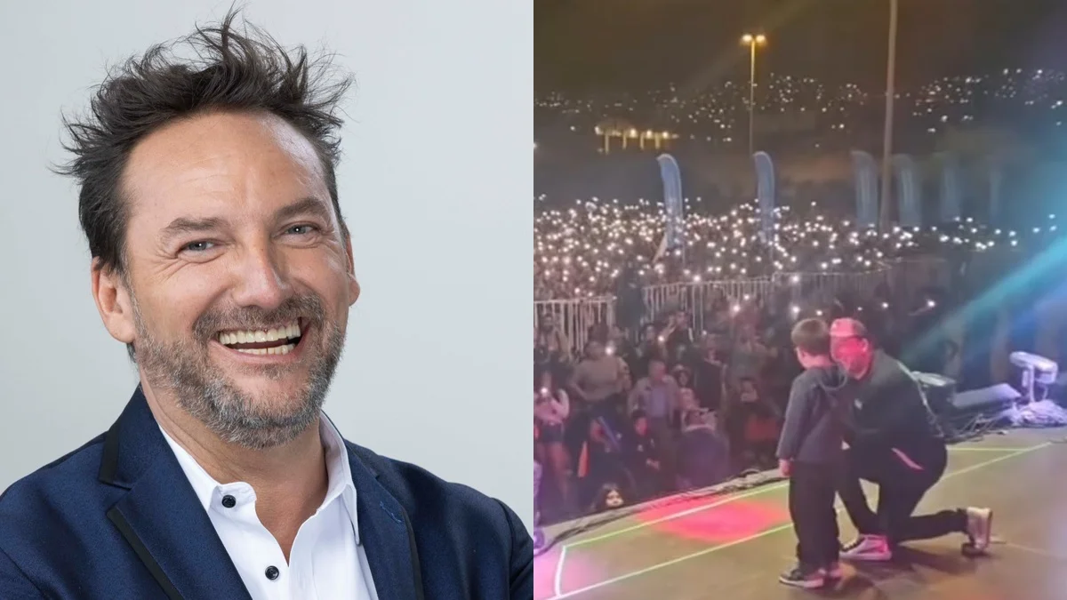 Daniel Fuenzalida emociona con tierno gesto al celebrar el cumpleaños de un niño en la Gira Teletón 2026